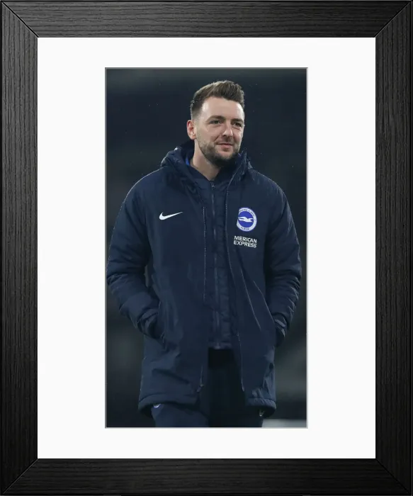 Framed Print : Intense Premier League Showdown: Fulham vs. Brighton and Hove Albion (29 JAN 19)