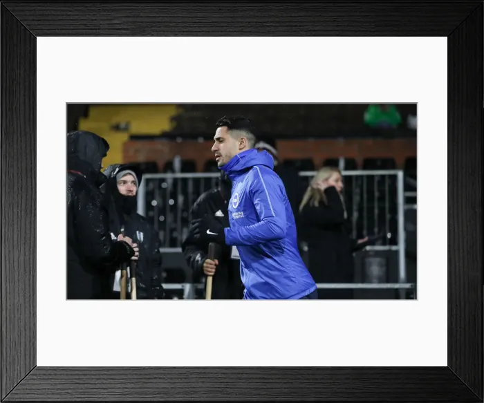 Framed Print : 29 JAN 19: Fulham vs. Brighton & Hove Albion - Premier League Clash at Craven Cottage