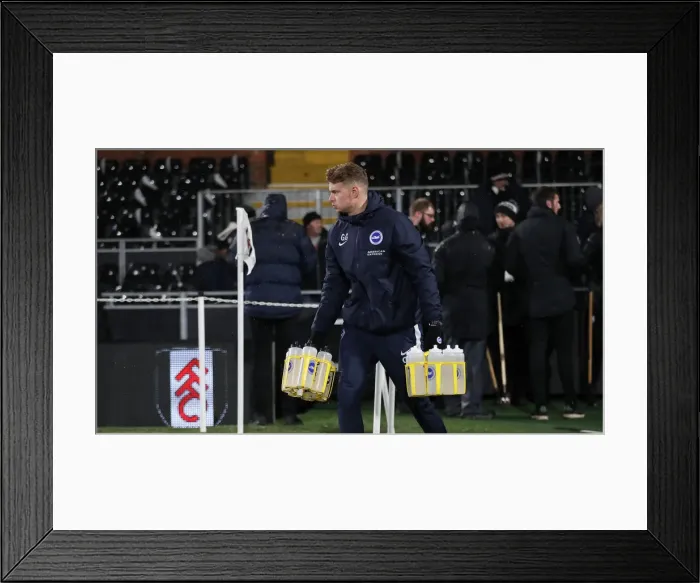 Framed Print : Intense Premier League Showdown: Fulham vs. Brighton and Hove Albion (29 JAN 19) Framed Print : Intense Premier League Showdown: Fulham vs. Brighton and Hove Albion (29 JAN 19)