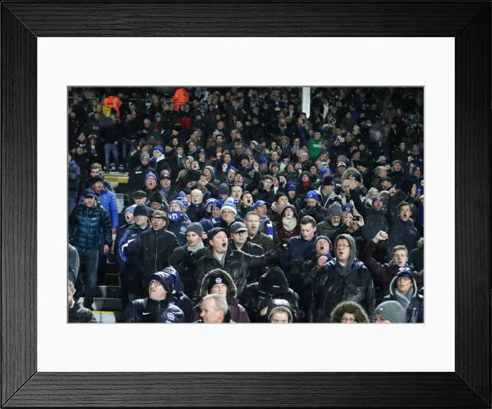 Framed Print : Intense Premier League Showdown: Fulham vs. Brighton and Hove Albion (29 JAN 19) Framed Print : Intense Premier League Showdown: Fulham vs. Brighton and Hove Albion (29 JAN 19)
