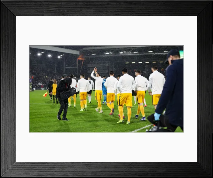Framed Print : Intense Premier League Showdown: Fulham vs. Brighton and Hove Albion at Craven Cottage (29 JAN 19) Framed Print : Intense Premier League Showdown: Fulham vs. Brighton and Hove Albion at Craven Cottage (29 JAN 19)
