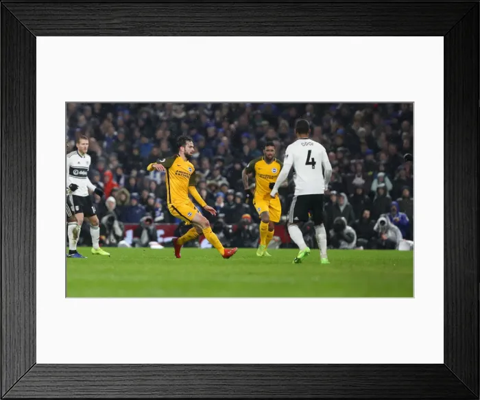 Framed Print : Intense Premier League Showdown: Fulham vs. Brighton and Hove Albion at Craven Cottage (29 JAN 19) Framed Print : Intense Premier League Showdown: Fulham vs. Brighton and Hove Albion at Craven Cottage (29 JAN 19)