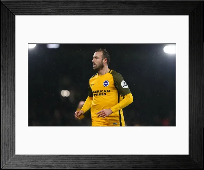 Framed Print : Intense Premier League Showdown: Fulham vs. Brighton and Hove Albion at Craven Cottage (29 JAN 19)