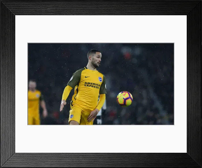 Framed Print : Intense Premier League Showdown: Fulham vs. Brighton and Hove Albion at Craven Cottage (29 JAN 19)