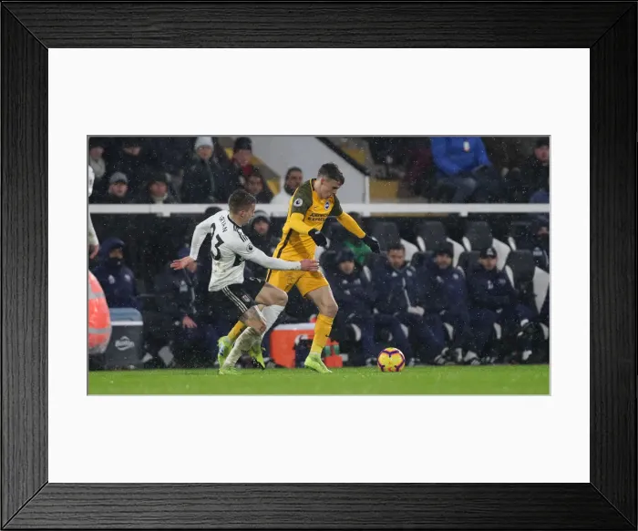 Framed Print : Premier League Clash: Fulham vs. Brighton and Hove Albion at Craven Cottage (29 JAN 19) Framed Print : Premier League Clash: Fulham vs. Brighton and Hove Albion at Craven Cottage (29 JAN 19)