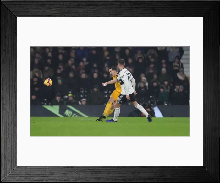 Framed Print : Intense Premier League Showdown: Fulham vs. Brighton and Hove Albion at Craven Cottage (29 JAN 19) Framed Print : Intense Premier League Showdown: Fulham vs. Brighton and Hove Albion at Craven Cottage (29 JAN 19)
