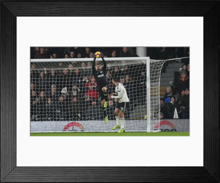 Framed Print : Intense Premier League Showdown: Fulham vs. Brighton and Hove Albion (29 JAN 19) Framed Print : Intense Premier League Showdown: Fulham vs. Brighton and Hove Albion (29 JAN 19)