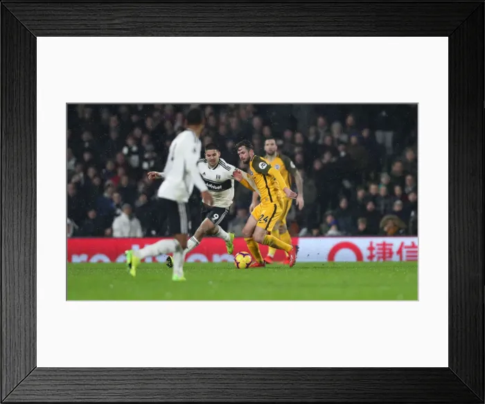 Framed Print : Intense Premier League Showdown: Fulham vs. Brighton and Hove Albion at Craven Cottage (29 JAN 19) Framed Print : Intense Premier League Showdown: Fulham vs. Brighton and Hove Albion at Craven Cottage (29 JAN 19)
