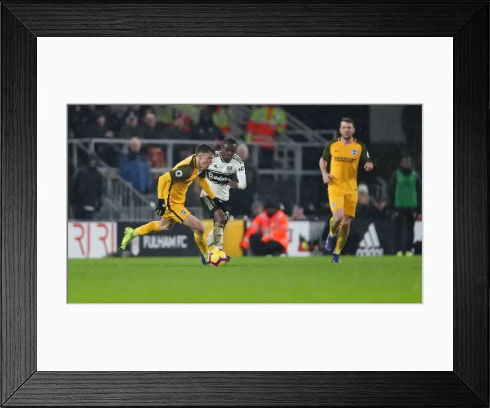 Framed Print : Intense Premier League Showdown: Fulham vs. Brighton and Hove Albion at Craven Cottage (29 JAN 19) Framed Print : Intense Premier League Showdown: Fulham vs. Brighton and Hove Albion at Craven Cottage (29 JAN 19)