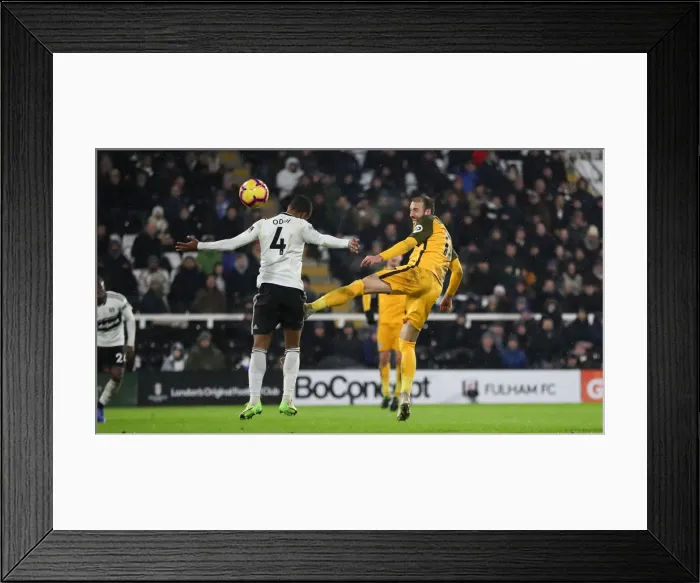 Framed Print : Premier League Showdown: Fulham vs. Brighton and Hove Albion at Craven Cottage (29 JAN 19) Framed Print : Premier League Showdown: Fulham vs. Brighton and Hove Albion at Craven Cottage (29 JAN 19)