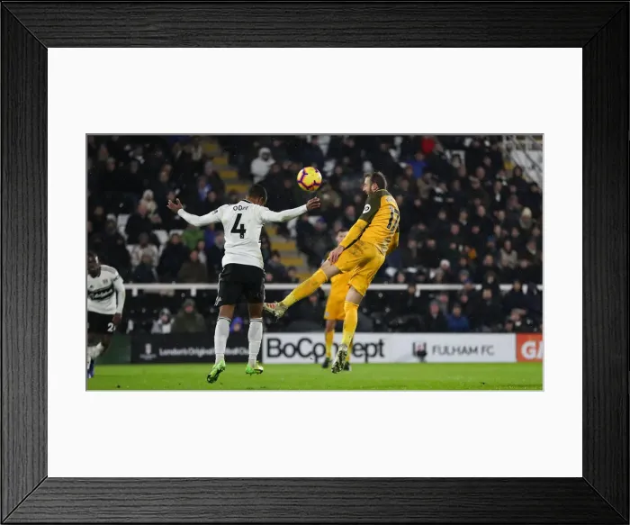 Framed Print : Intense Premier League Showdown: Fulham vs. Brighton and Hove Albion (29 JAN 19) Framed Print : Intense Premier League Showdown: Fulham vs. Brighton and Hove Albion (29 JAN 19)