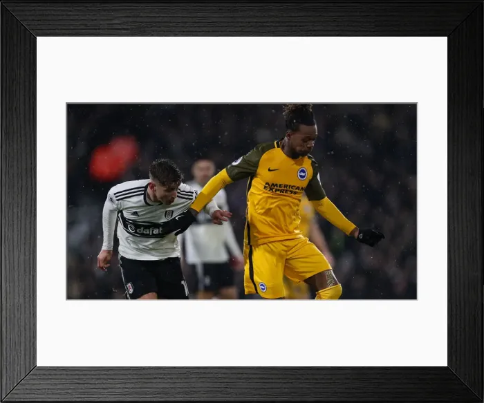 Framed Print : Intense Premier League Showdown: Fulham vs. Brighton and Hove Albion (29 JAN 19) Framed Print : Intense Premier League Showdown: Fulham vs. Brighton and Hove Albion (29 JAN 19)