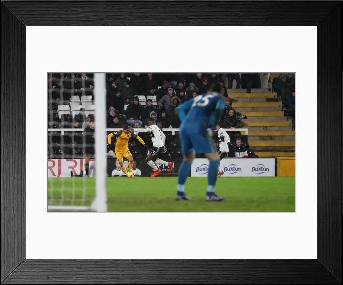 Framed Print : Intense Premier League Showdown: Fulham vs. Brighton and Hove Albion at Craven Cottage (29 JAN 19) Framed Print : Intense Premier League Showdown: Fulham vs. Brighton and Hove Albion at Craven Cottage (29 JAN 19)