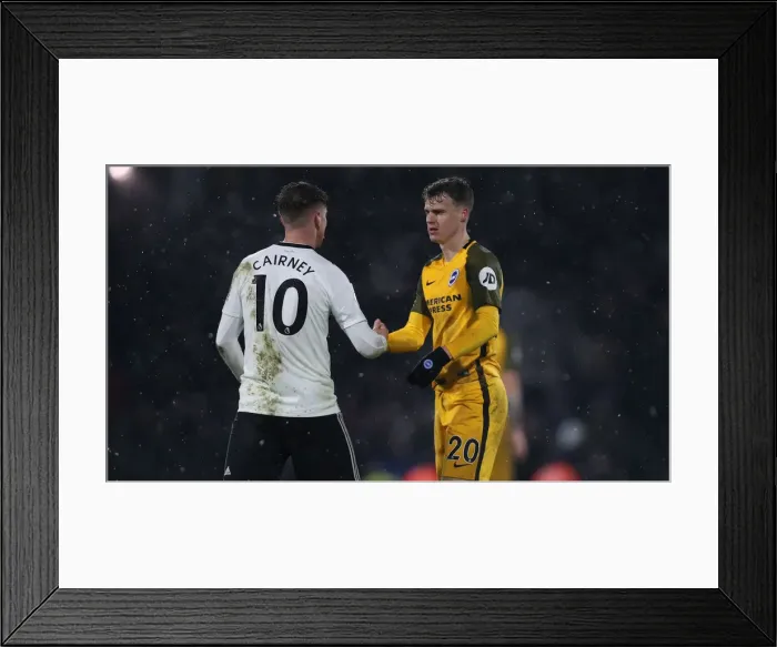 Framed Print : Intense Premier League Showdown: Fulham vs. Brighton and Hove Albion at Craven Cottage (29 JAN 19) Framed Print : Intense Premier League Showdown: Fulham vs. Brighton and Hove Albion at Craven Cottage (29 JAN 19)