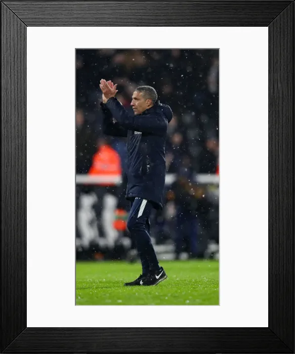Framed Print : Premier League Showdown: Fulham vs. Brighton and Hove Albion at Craven Cottage (29 JAN 19)