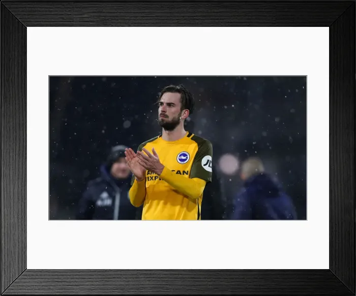 Framed Print : Intense Premier League Showdown: Fulham vs. Brighton and Hove Albion at Craven Cottage (29 JAN 19)