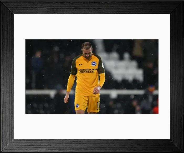 Framed Print : Fulham vs. Brighton and Hove Albion: Intense Premier League Clash at Craven Cottage (29 JAN 19)