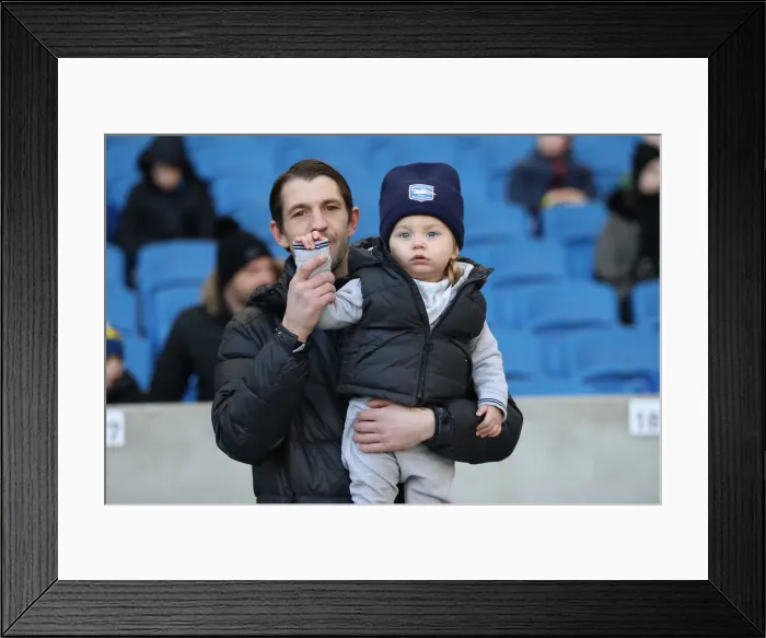 Framed Print : Brighton and Hove Albion vs. Watford: Premier League Showdown at American Express Community Stadium (02FEB19)