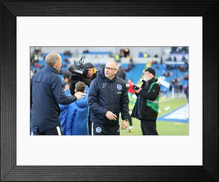 Framed Print : Brighton and Hove Albion vs. Watford: Premier League Showdown at American Express Community Stadium (02FEB19)