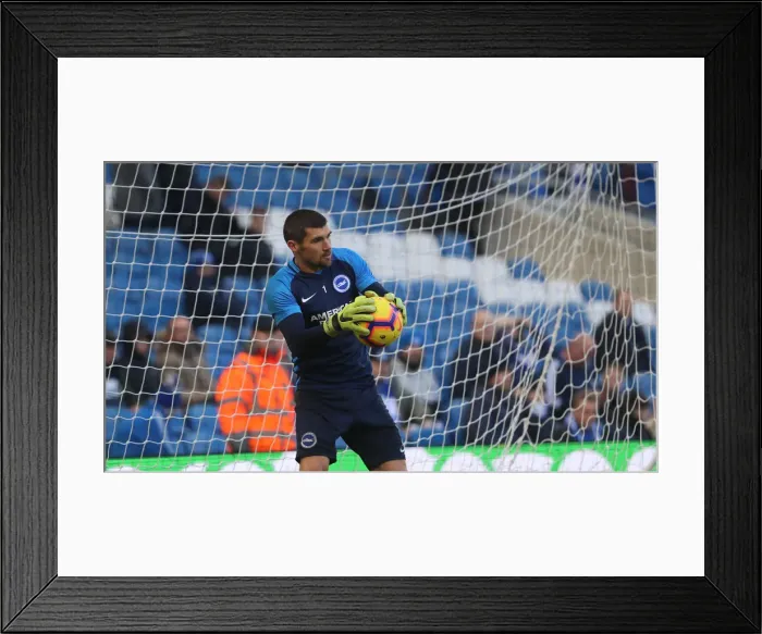 Framed Print : Brighton and Hove Albion vs. Watford: Premier League Showdown at American Express Community Stadium (02FEB19)