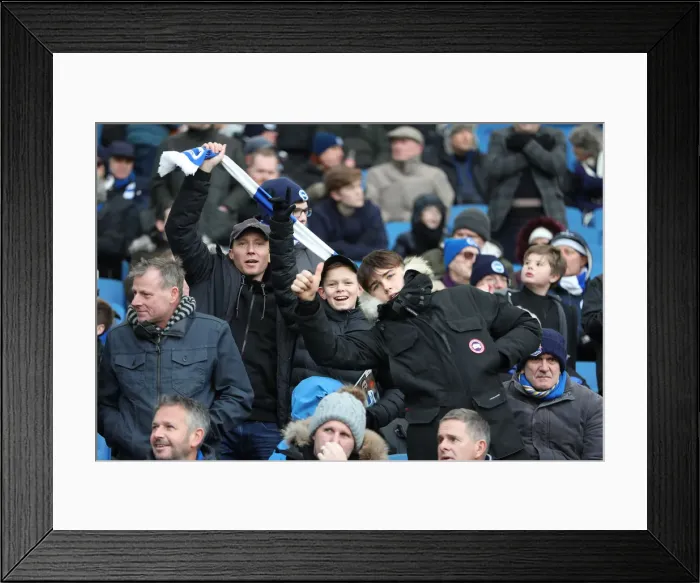 Framed Print : Brighton and Hove Albion vs. Watford: Premier League Showdown at American Express Community Stadium (02FEB19) Framed Print : Brighton and Hove Albion vs. Watford: Premier League Showdown at American Express Community Stadium (02FEB19)