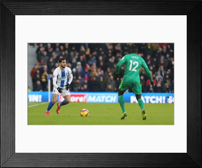 Framed Print : Intense Premier League Showdown: Brighton & Hove Albion vs. Watford (02FEB19) Framed Print : Intense Premier League Showdown: Brighton & Hove Albion vs. Watford (02FEB19)