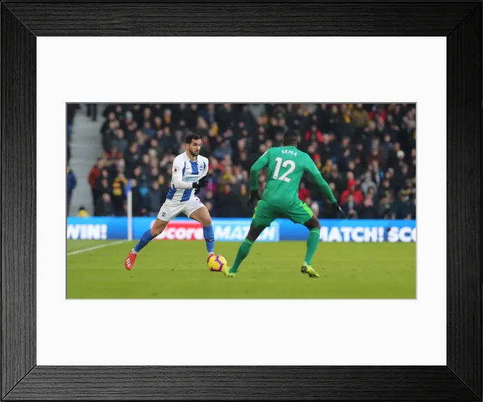 Framed Print : Brighton and Hove Albion vs. Watford: Premier League Showdown at American Express Community Stadium (February 2, 2019) Framed Print : Brighton and Hove Albion vs. Watford: Premier League Showdown at American Express Community Stadium (February 2, 2019)