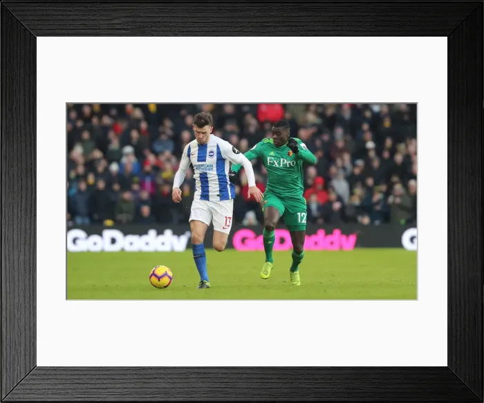 Framed Print : Brighton and Hove Albion vs. Watford: Premier League Showdown at American Express Community Stadium (February 2, 2019) Framed Print : Brighton and Hove Albion vs. Watford: Premier League Showdown at American Express Community Stadium (February 2, 2019)
