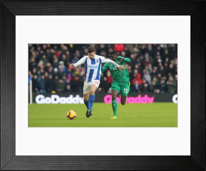 Framed Print : Brighton and Hove Albion vs. Watford: Premier League Showdown at American Express Community Stadium (02FEB19) Framed Print : Brighton and Hove Albion vs. Watford: Premier League Showdown at American Express Community Stadium (02FEB19)