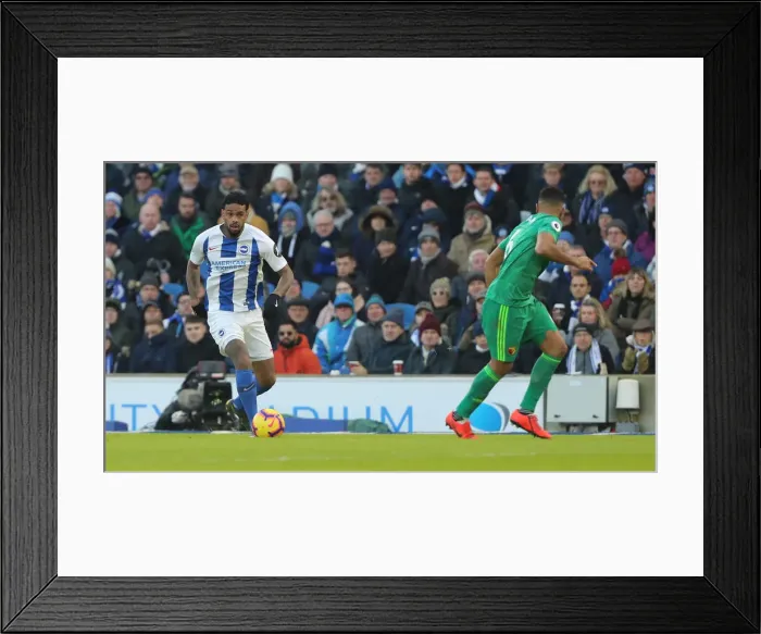 Framed Print : Brighton and Hove Albion vs. Watford: Premier League Showdown at American Express Community Stadium (February 2, 2019) Framed Print : Brighton and Hove Albion vs. Watford: Premier League Showdown at American Express Community Stadium (February 2, 2019)