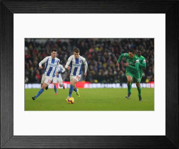 Framed Print : Brighton and Hove Albion vs. Watford: Premier League Showdown at American Express Community Stadium (02FEB19) Framed Print : Brighton and Hove Albion vs. Watford: Premier League Showdown at American Express Community Stadium (02FEB19)