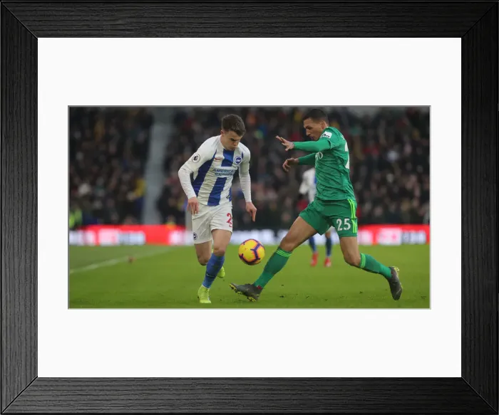 Framed Print : Brighton and Hove Albion vs. Watford: Premier League Showdown at American Express Community Stadium (February 2, 2019) Framed Print : Brighton and Hove Albion vs. Watford: Premier League Showdown at American Express Community Stadium (February 2, 2019)