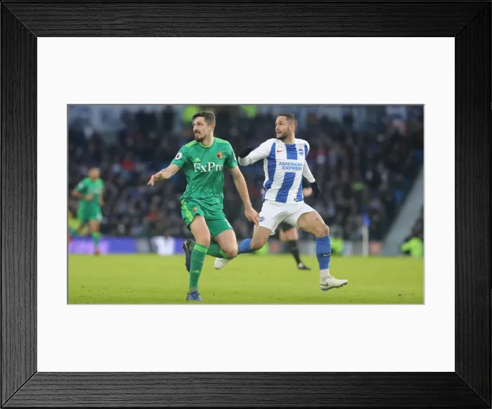 Framed Print : Brighton and Hove Albion vs. Watford: Premier League Showdown at American Express Community Stadium (02FEB19) Framed Print : Brighton and Hove Albion vs. Watford: Premier League Showdown at American Express Community Stadium (02FEB19)