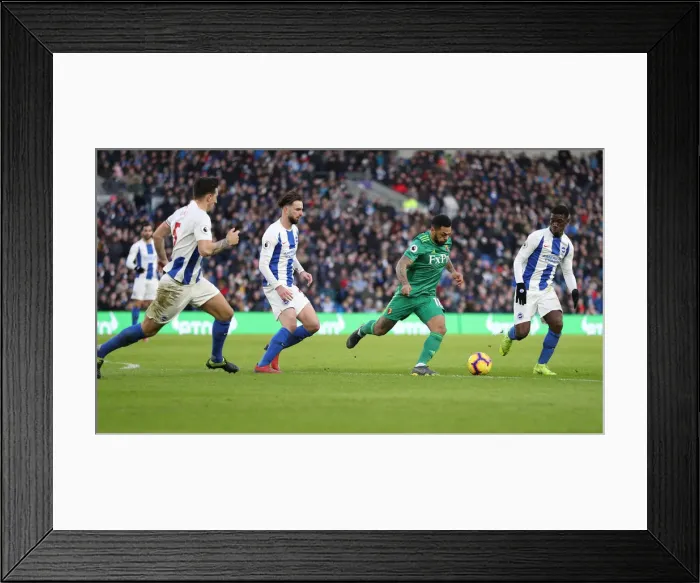 Framed Print : Brighton and Hove Albion vs. Watford: Premier League Showdown at American Express Community Stadium (02FEB19) Framed Print : Brighton and Hove Albion vs. Watford: Premier League Showdown at American Express Community Stadium (02FEB19)