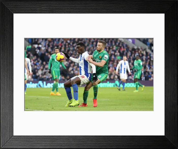Framed Print : Brighton and Hove Albion vs. Watford: Premier League Showdown at American Express Community Stadium (02FEB19) Framed Print : Brighton and Hove Albion vs. Watford: Premier League Showdown at American Express Community Stadium (02FEB19)