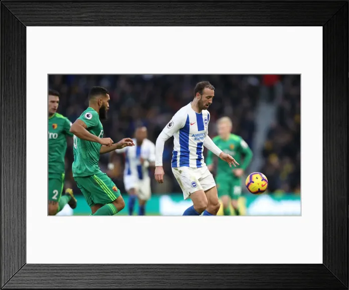 Framed Print : Brighton and Hove Albion vs. Watford: Premier League Showdown at American Express Community Stadium (February 2, 2019) Framed Print : Brighton and Hove Albion vs. Watford: Premier League Showdown at American Express Community Stadium (February 2, 2019)