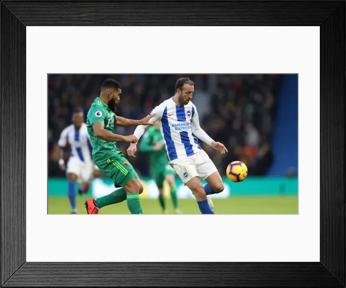 Framed Print : Brighton and Hove Albion vs. Watford: Premier League Showdown at American Express Community Stadium (02FEB19) Framed Print : Brighton and Hove Albion vs. Watford: Premier League Showdown at American Express Community Stadium (02FEB19)