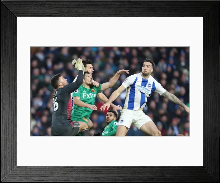 Framed Print : Brighton and Hove Albion vs. Watford: Premier League Showdown at American Express Community Stadium (02FEB19) Framed Print : Brighton and Hove Albion vs. Watford: Premier League Showdown at American Express Community Stadium (02FEB19)