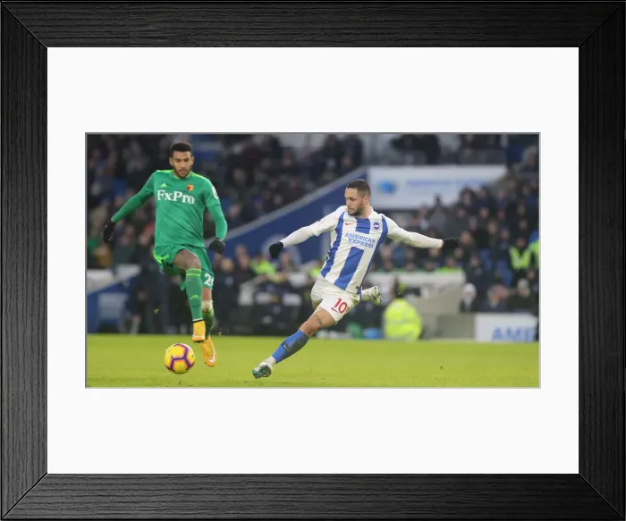 Framed Print : Brighton and Hove Albion vs. Watford: Premier League Showdown at American Express Community Stadium (02FEB19) Framed Print : Brighton and Hove Albion vs. Watford: Premier League Showdown at American Express Community Stadium (02FEB19)
