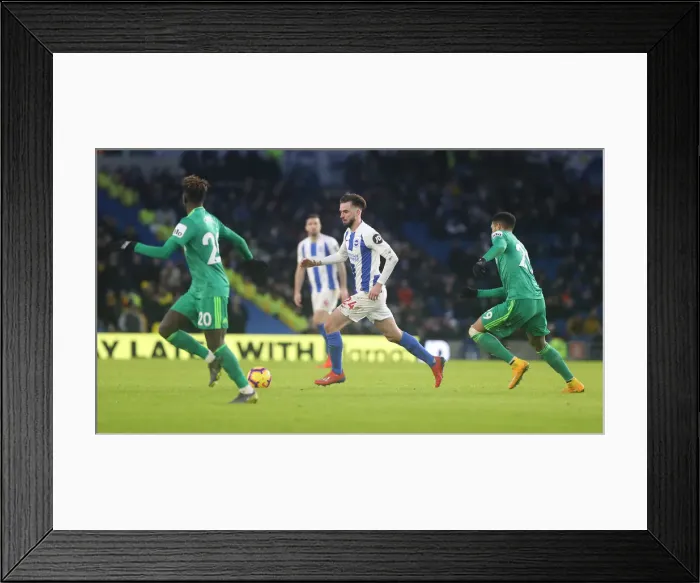 Framed Print : Brighton and Hove Albion vs. Watford: Premier League Showdown at American Express Community Stadium (February 2, 2019) Framed Print : Brighton and Hove Albion vs. Watford: Premier League Showdown at American Express Community Stadium (February 2, 2019)