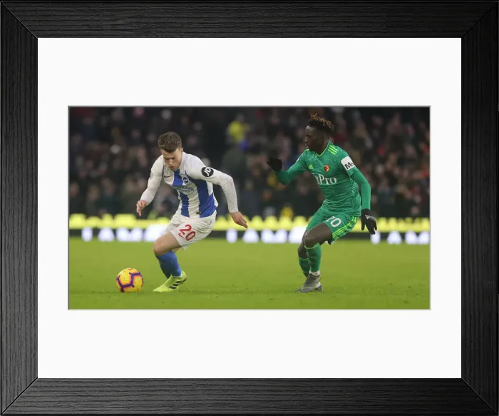 Framed Print : Brighton and Hove Albion vs. Watford: Premier League Showdown at American Express Community Stadium (02FEB19) Framed Print : Brighton and Hove Albion vs. Watford: Premier League Showdown at American Express Community Stadium (02FEB19)