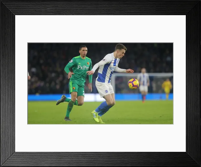 Framed Print : Brighton and Hove Albion vs. Watford: Premier League Showdown at American Express Community Stadium (February 2019) Framed Print : Brighton and Hove Albion vs. Watford: Premier League Showdown at American Express Community Stadium (February 2019)