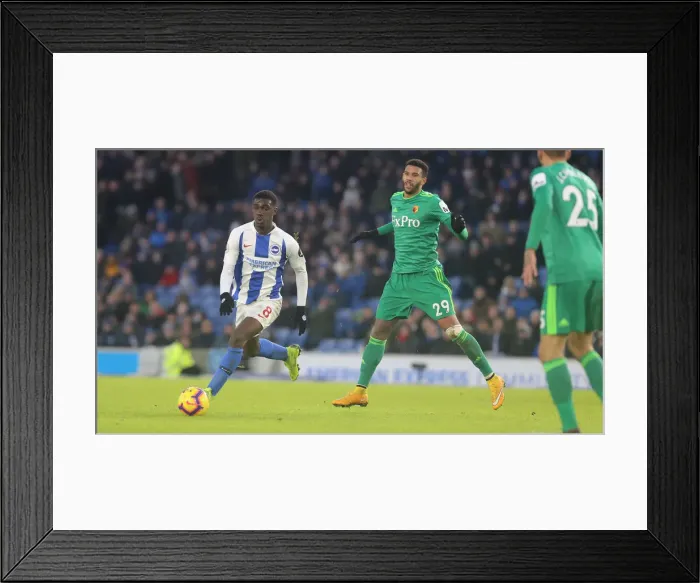 Framed Print : Intense Premier League Showdown: Brighton & Hove Albion vs. Watford (02FEB19) Framed Print : Intense Premier League Showdown: Brighton & Hove Albion vs. Watford (02FEB19)