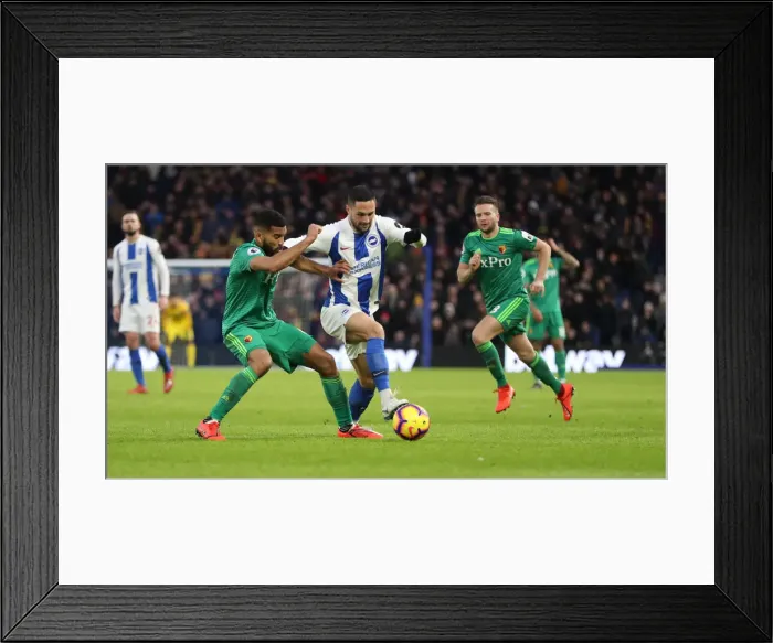 Framed Print : Brighton and Hove Albion vs. Watford: Premier League Showdown at American Express Community Stadium (02FEB19) Framed Print : Brighton and Hove Albion vs. Watford: Premier League Showdown at American Express Community Stadium (02FEB19)