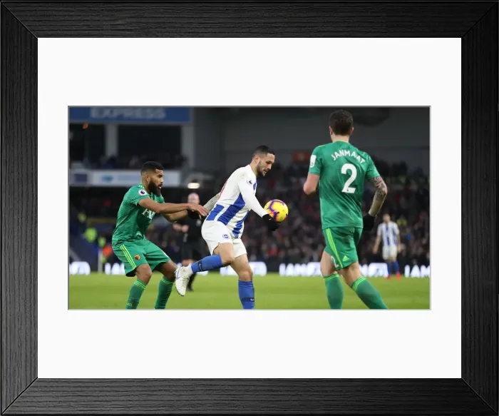 Framed Print : Brighton and Hove Albion vs. Watford: Premier League Showdown at American Express Community Stadium (02FEB19) Framed Print : Brighton and Hove Albion vs. Watford: Premier League Showdown at American Express Community Stadium (02FEB19)