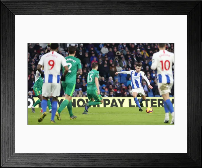 Framed Print : Brighton and Hove Albion vs. Watford: Premier League Showdown at American Express Community Stadium (02FEB19) Framed Print : Brighton and Hove Albion vs. Watford: Premier League Showdown at American Express Community Stadium (02FEB19)