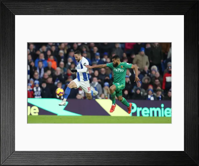Framed Print : Brighton and Hove Albion vs. Watford: Premier League Showdown at American Express Community Stadium (02FEB19) Framed Print : Brighton and Hove Albion vs. Watford: Premier League Showdown at American Express Community Stadium (02FEB19)