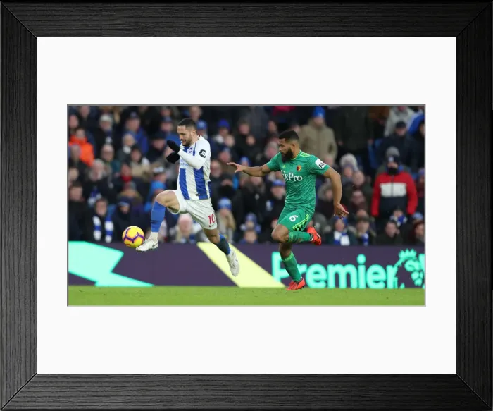 Framed Print : Brighton and Hove Albion vs. Watford: Premier League Showdown at American Express Community Stadium (02FEB19) Framed Print : Brighton and Hove Albion vs. Watford: Premier League Showdown at American Express Community Stadium (02FEB19)