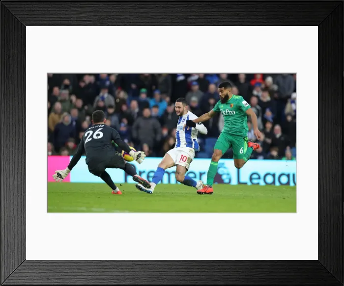 Framed Print : Brighton and Hove Albion vs. Watford: Premier League Showdown at American Express Community Stadium (02FEB19) Framed Print : Brighton and Hove Albion vs. Watford: Premier League Showdown at American Express Community Stadium (02FEB19)