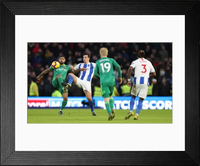 Framed Print : Brighton and Hove Albion vs. Watford: Premier League Showdown at American Express Community Stadium (02FEB19) Framed Print : Brighton and Hove Albion vs. Watford: Premier League Showdown at American Express Community Stadium (02FEB19)